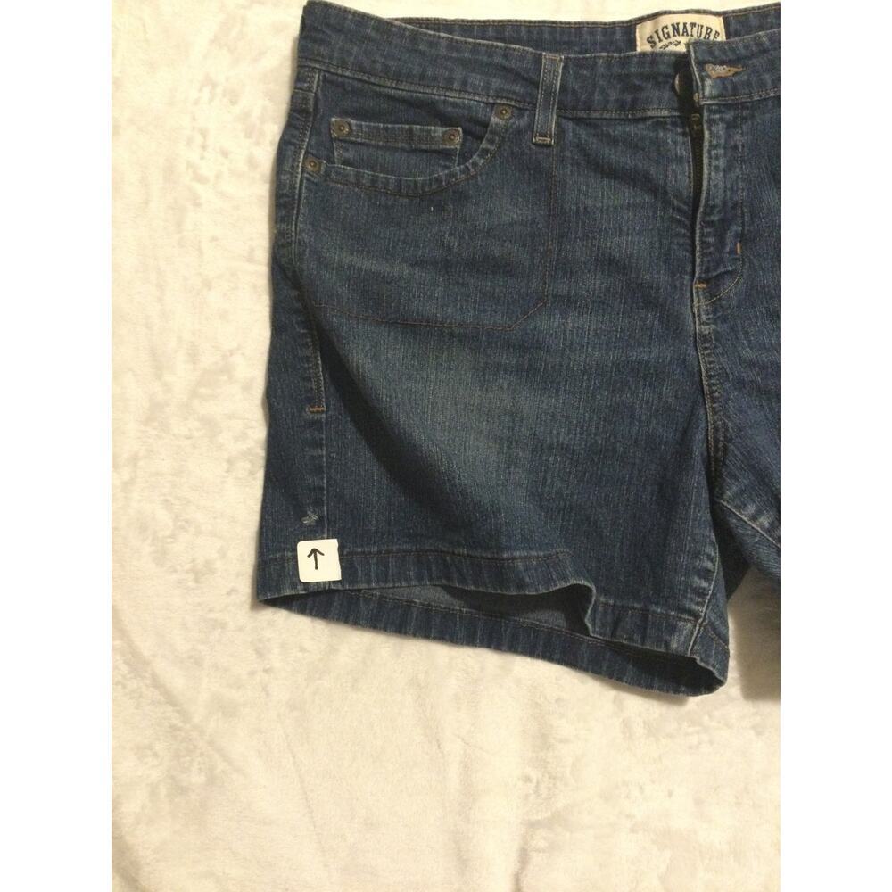 Women's Levi Strauss Signature Trouser Short Jeans Size 16 - Picture 13 of 13